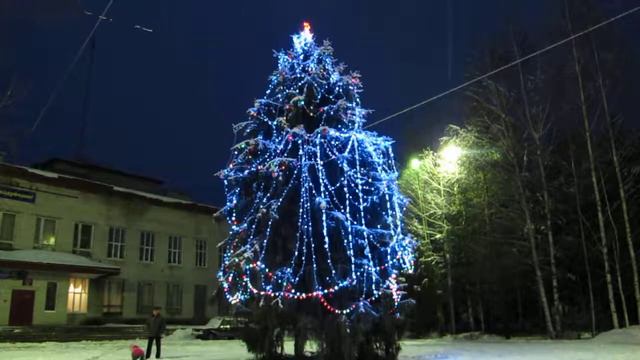 Елочка в поселке Кадуй Вологодской области смотреть онлайн