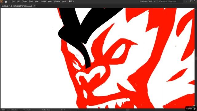 Draw Wukong Character Esports style in Adobe Illustrator CC смотреть онлайн