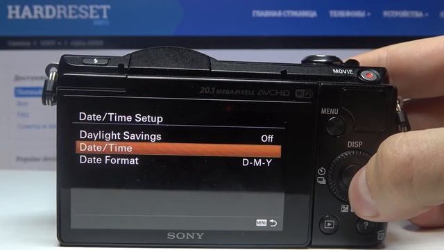 Sony Alpha A5000 - How to Change Date and Time Settings смотреть онлайн