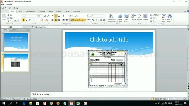 Cara Copy Tabel Excel ke Power Point Agar Hasilnya Rapi смотреть онлайн