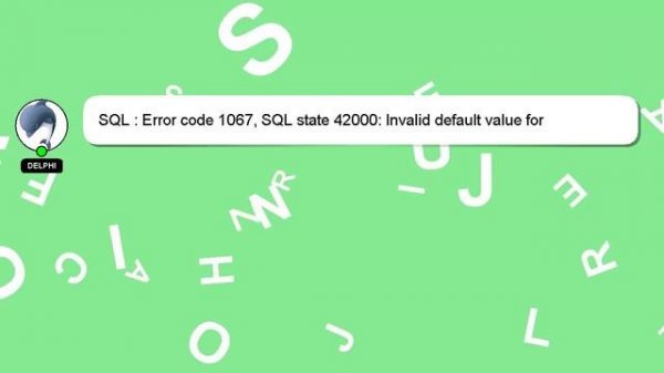 SQL : Error code 1067, SQL state 42000: Invalid default value for 'memberSince' when compiling a ta