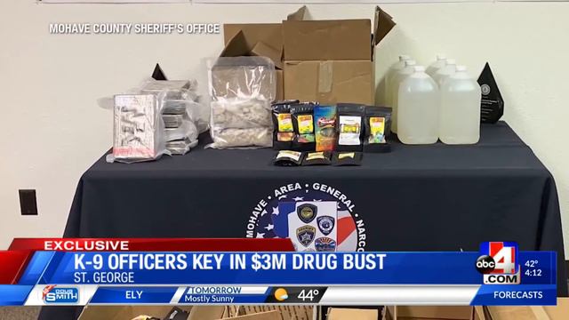 St. George K-9 “Emma” helps Arizona deputies confiscate 300 pounds of drugs on I-15 смотреть онлайн