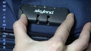 Как пользоваться кодовым замком для чемодана SkyLand