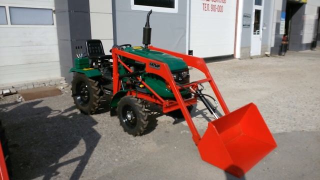 Минитрактор Батыр ПФ-15 с фронтальным погрузчиком смотреть онлайн