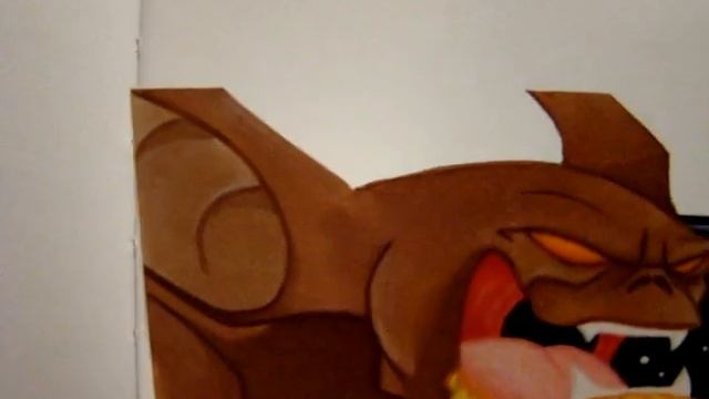 Sketch Card ACEO Man-Bat Die-Cut irideescent ink смотреть онлайн