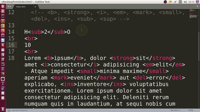 Как использовать sup тэг в HTML смотреть онлайн