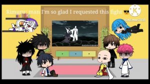 My favourite anime characters reacting to each other (Madara vs Aizen)