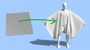 Основы симуляции ткани в Blender 3d