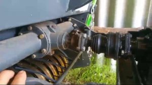 Минитрактор КМЗ-012 детали стыковки пресса с трактором, от автора.