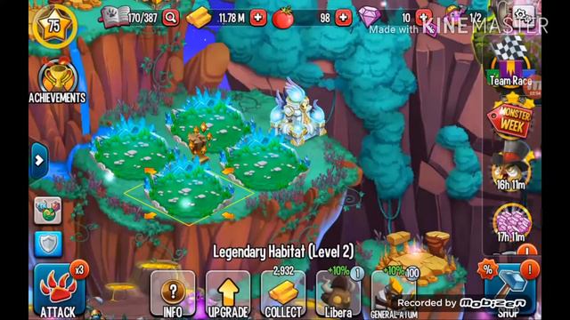 Monster Legends #87 GENERAL ATUM LEVER 100 смотреть онлайн