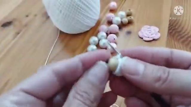 Как обвязать деревянную бусину смотреть онлайн