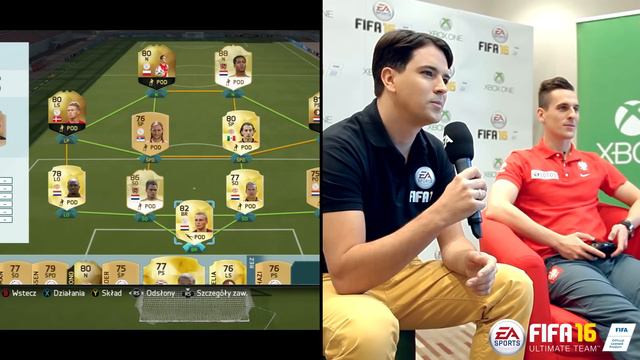 FIFA 16 Ultimate Team - Milik vs Linetty - zapowiedź смотреть онлайн