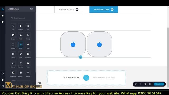 07 How To Use Line Element in Brizy Page Builder Plugin WordPress | Page Builder WordPress Tutorial смотреть онлайн