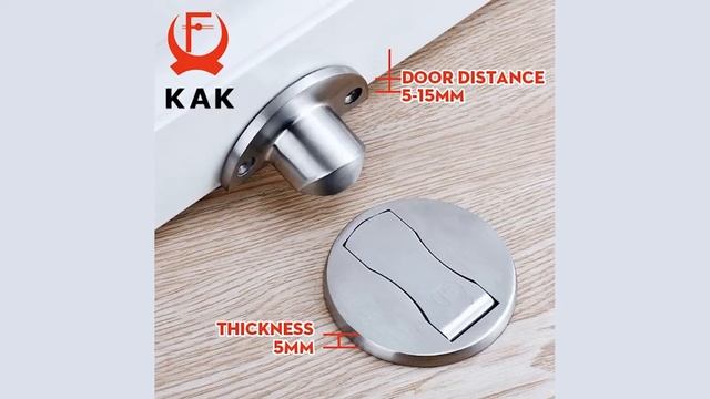 Магнитные дверные ограничители KAK, дверной ограничитель из нержавеющей стали 304, скрытые смотреть онлайн