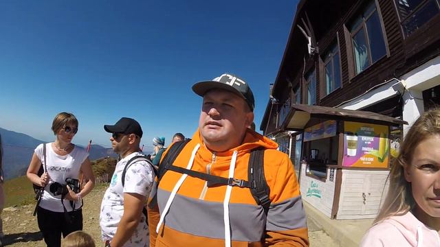 Роза Хутор переход между подъемниками 1 смотреть онлайн