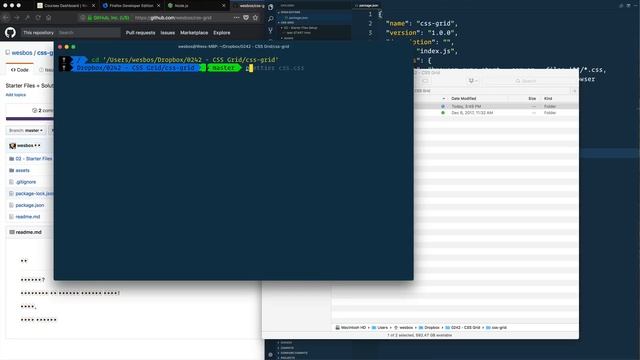CSS GRID: Starter Files and Tooling Setup — 2 of 25 смотреть онлайн