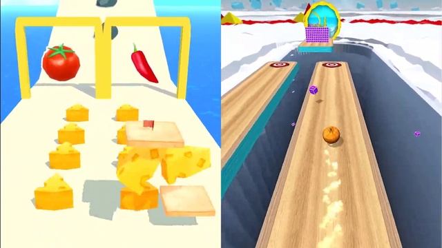 Going Balls Vs Sandwich Runner - SpeedRun Gameplay Android, iOS #265 смотреть онлайн