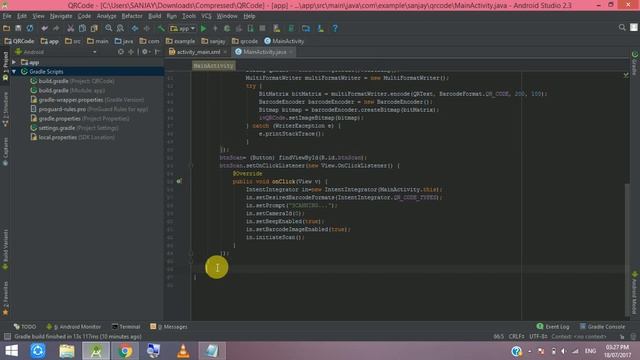 How To Make An Android Application To Scan QR Code смотреть онлайн