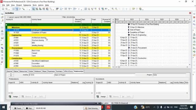 11. Creating Relationship I Relationship Assigning in Primavera P6 смотреть онлайн