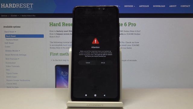 How to Hard Reset Xiaomi Redmi Note 6 Pro – Factory Reset смотреть онлайн