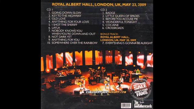 Eric Clapton 2009.05.23 London (UK) d1t10 Over The Rainbow смотреть онлайн