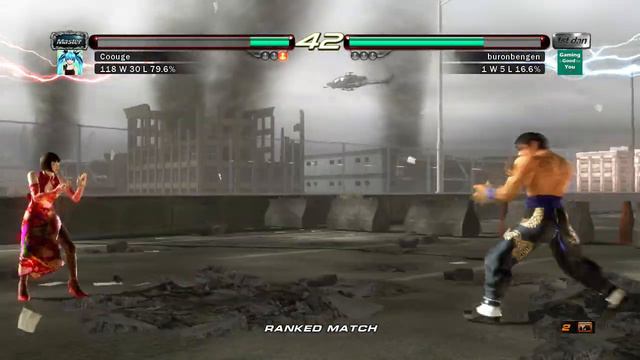 165 - Tekken 6 - Coouge (Anna Williams) Vs Buronbengen (Law)
