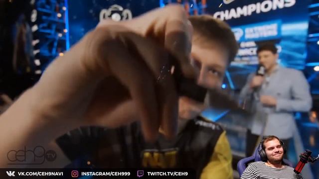 CEH9 ПЛАЧЕТ NAVI ЧЕМПИОНЫ IEM KATOWICE 2020