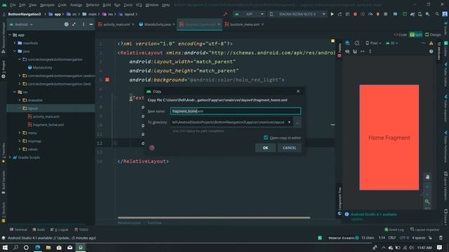 Bottom Navigation View with Fragments | Android Studio Tutorial (2020) смотреть онлайн