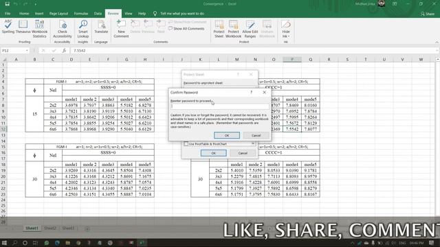 How to Password protect Excel file & unprotect the Excel sheet смотреть онлайн