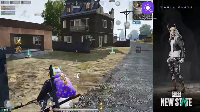 Why U bullet me? PUBG New State live, WasiuPlays смотреть онлайн