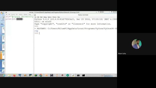 #ETTR-2022, Session 2: Basics of Python Programming for Data Analysis, Mr. Ritam Saha смотреть онлайн