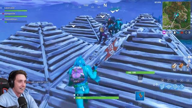 We Tried To STOP THE ROCKET LAUNCH - Fortnite Battle Royale смотреть онлайн