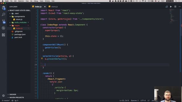 BxJS - Introduction to React-Easy-State смотреть онлайн
