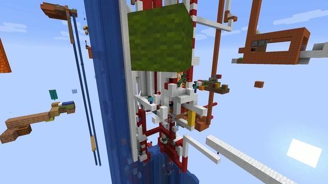 200? Игроков выживают на 1 Блоке в Майнкрафте с Фиксаем смотреть онлайн