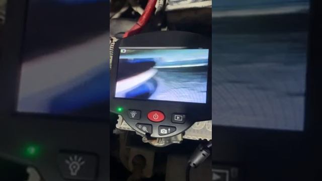 проверка эндоскопом состояния клапанов HR16DE