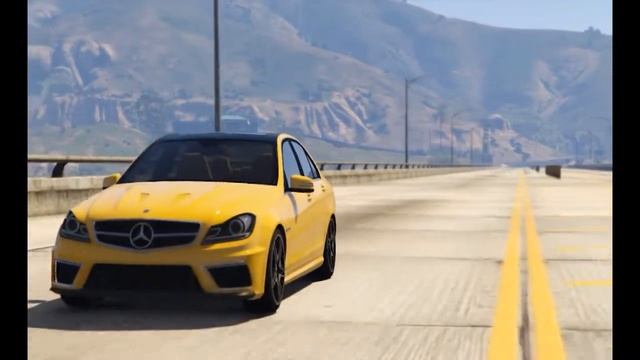 GTA5.C63 AMG Crazy Color Edition Promotional Video. смотреть онлайн