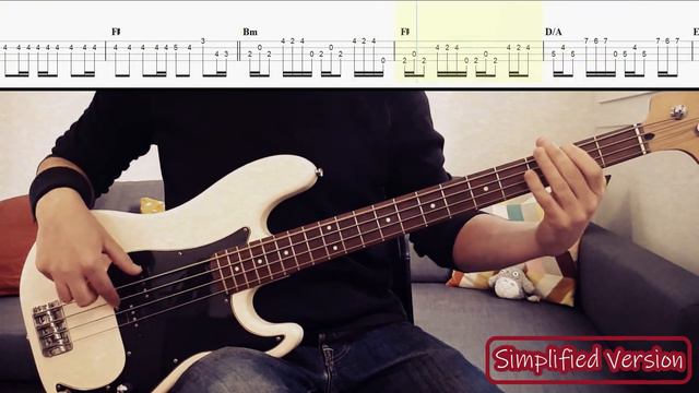 Exit Music (for a film) - Radiohead | Simplified bass line with tabs #83 смотреть онлайн