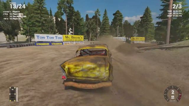 NextCarGame - Wreckfest MODS Real Smoke & Damage / 57 Chevy | SLAPTrain