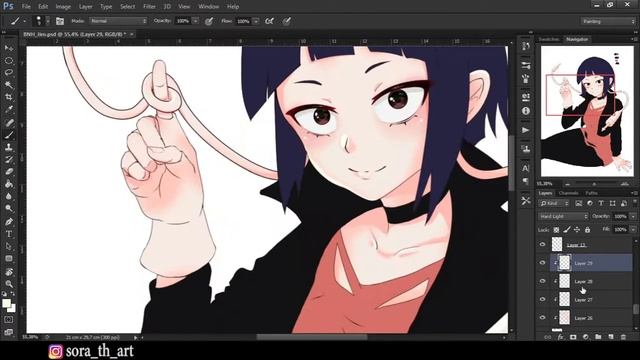 Speed Painting - Kyoka Jiro (Earphone Jack) - Photoshop CS #7 смотреть онлайн