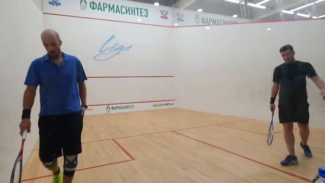 Сквош клуб Лига Спб первый выездной турнир кабегория 40+ 2 игра смотреть онлайн