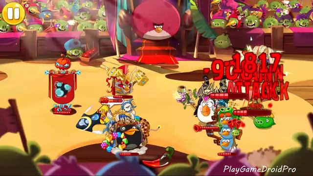 Angry Birds Epic ♥ Gameplay Walkthrough iOS, Android ♥Red Bird Can't Be Knocked Out Of The Arena смотреть онлайн