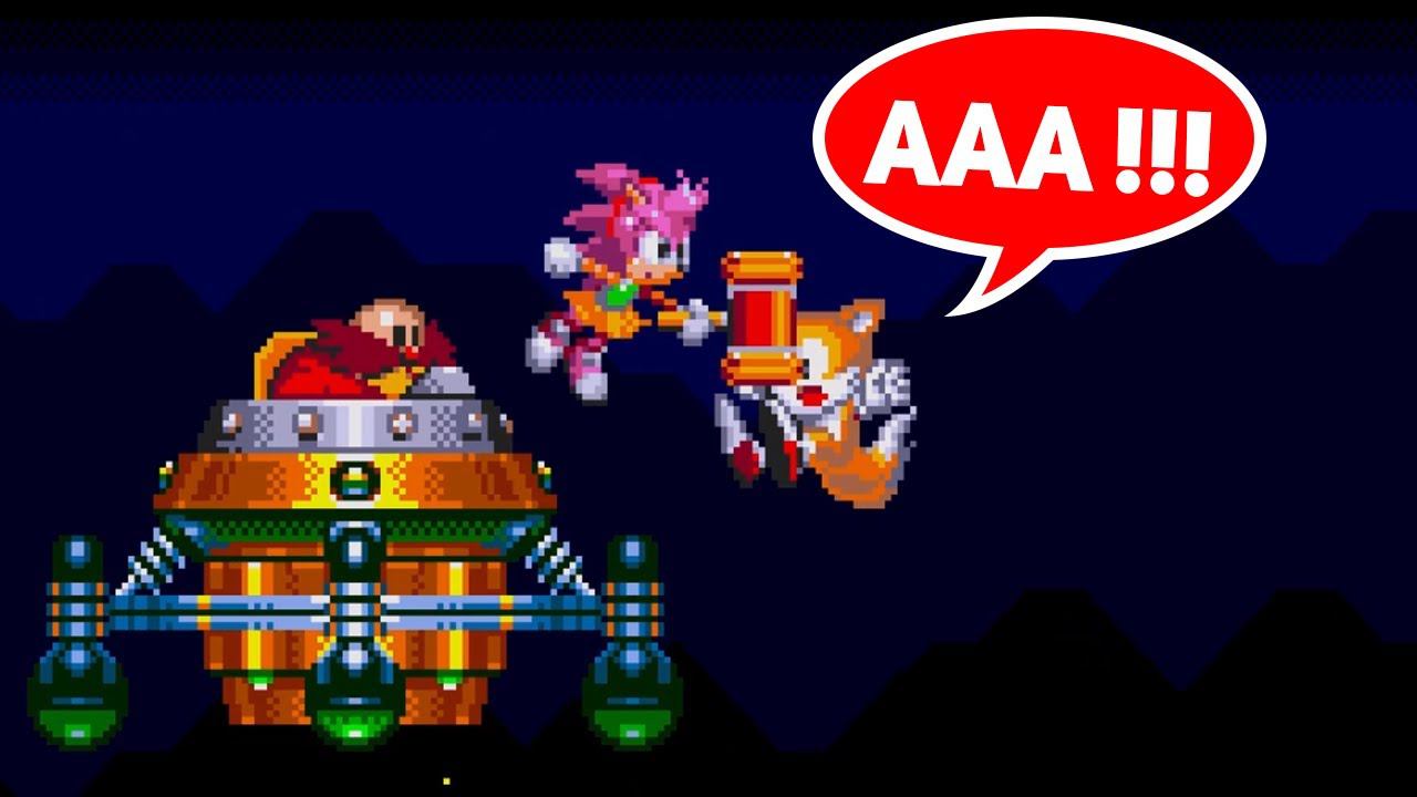 Sonic 3 and Amy Rose ► Sonic Hacks - Gameplay смотреть онлайн