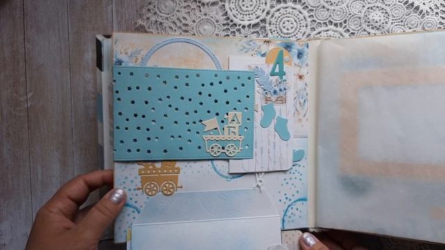 Детский фотоальбом скрапбукинг / Обзор