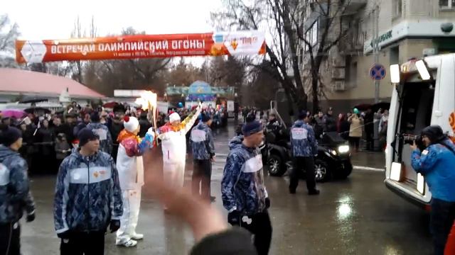Олимпийский огонь в Саратове смотреть онлайн