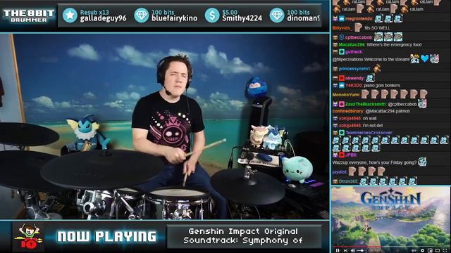 The8BitDrummer plays "Symphony of Boreal Wind (Andrius Boss Theme — Phase II)" — Genshin Impact смотреть онлайн
