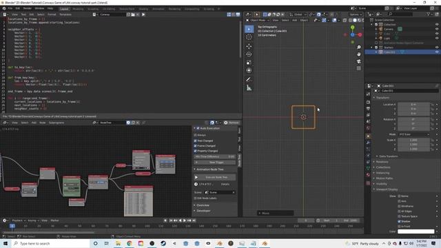 Blender Animation Nodes | Conway's Game of Life PART 2 смотреть онлайн