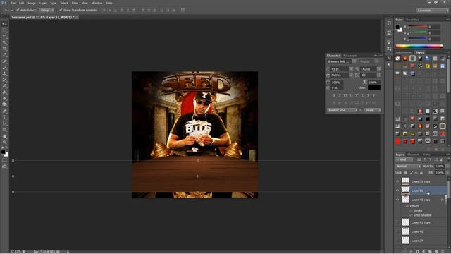 PSD Party Adobe Photoshop Flyer Design Tutorial смотреть онлайн