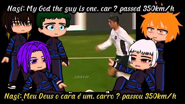 Blue Lock react To Cristiano Ronaldo || TikToks Cr7|| Gacha-React #animes #messi #neymarjr смотреть онлайн