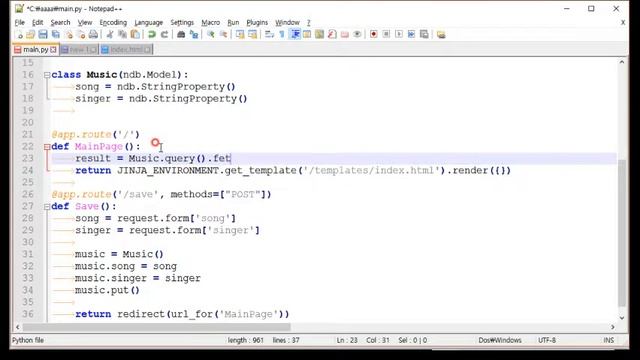 Python GAE ndb example смотреть онлайн