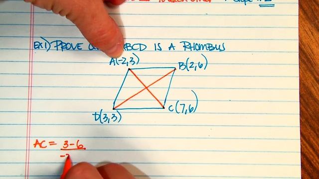 Proving a quadrilateral is a rhombus смотреть онлайн